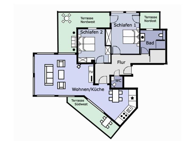 Appartement Meeresrauschen บาเบอ ภายนอก รูปภาพ
